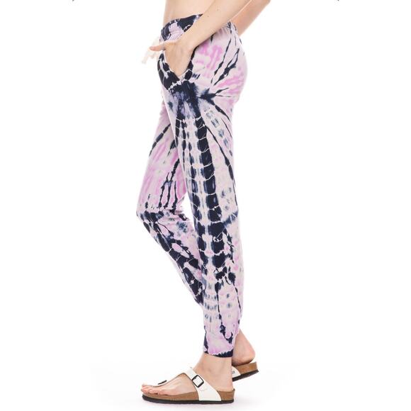 Monrow Bamboo Burst tie dye sweatpants - Picture 2 of 8